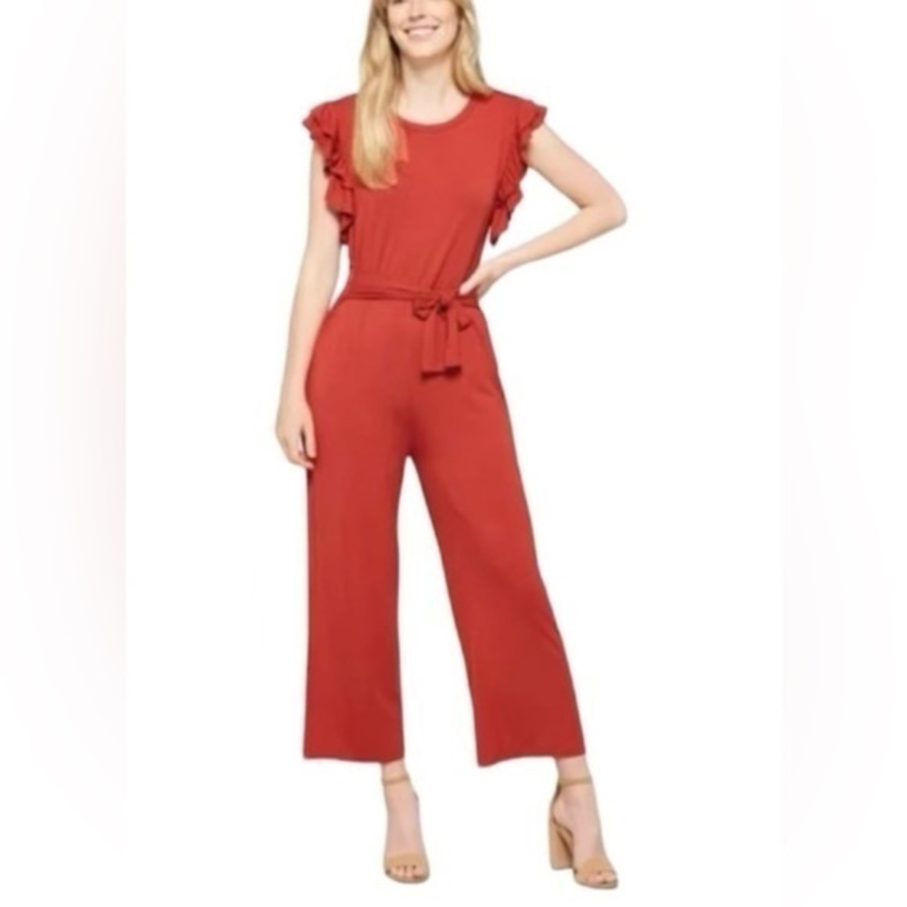 BB Dakota x Steve Madden Clay flutter sleeve jumpsuit